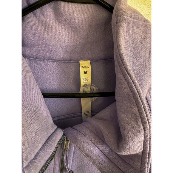 Lululemon Scuba Oversized Funnel Neck Half-Zip XL/XXL Lilac Purple - Picture 3 of 6